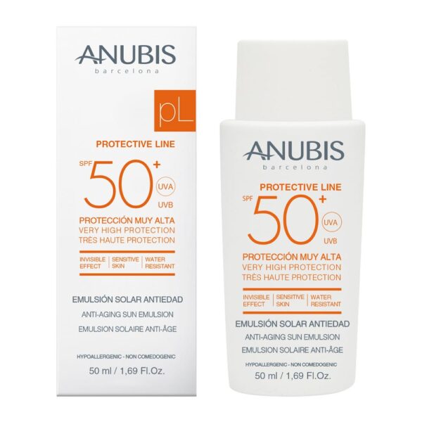امولسیون ضد آفتاب +SPF 50 آنوبیس
