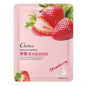 ماسک ورقه ای توت فرنگی چلیکا 25 گرمی
