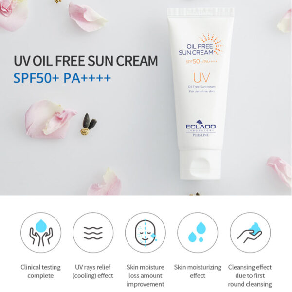 کرم ضد آفتاب فاقد چربی اکلادو +SPF 50