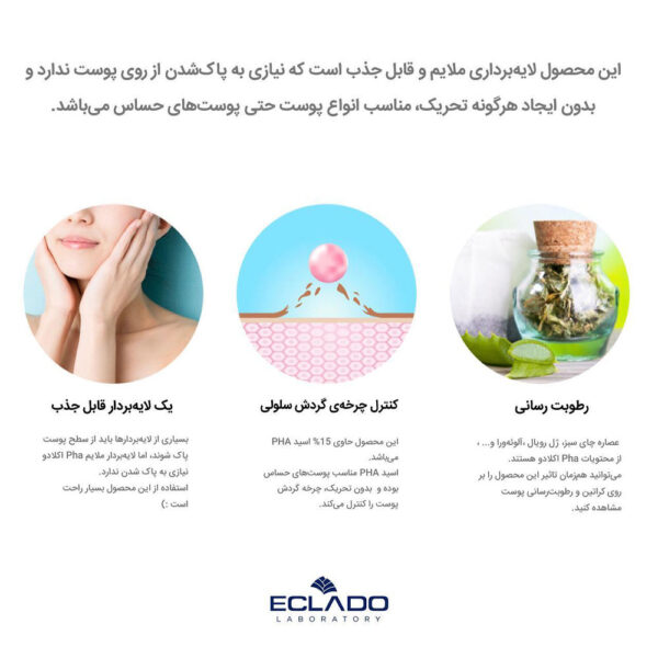 لایه بردار ملایم 15 درصد PHA اکلادو