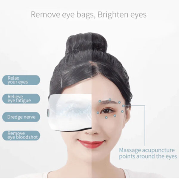 عینک ماساژور چشم بلوتوث دار آی کر eye care