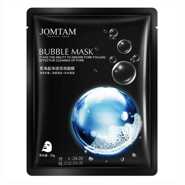 ماسک ورقه ای حبابی با عصاره نمک دریایی جومتام 25 گرمی