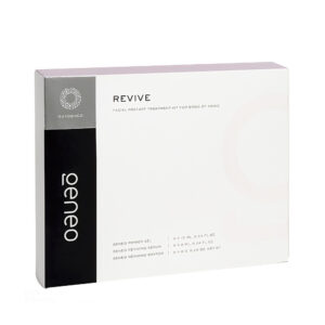 عکس جعبه کیت Pollogen Geneo Revive شامل کپسول‌ها و ژل‌ و سرم‌