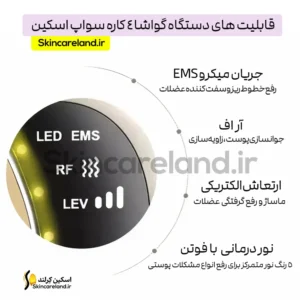گواشا ۴ کاره سواپ اسکین مدل YE1032