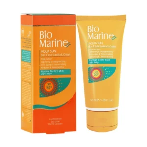 کرم ضد آفتاب روشن کننده و ضد چروک بایومارین +SPF50
